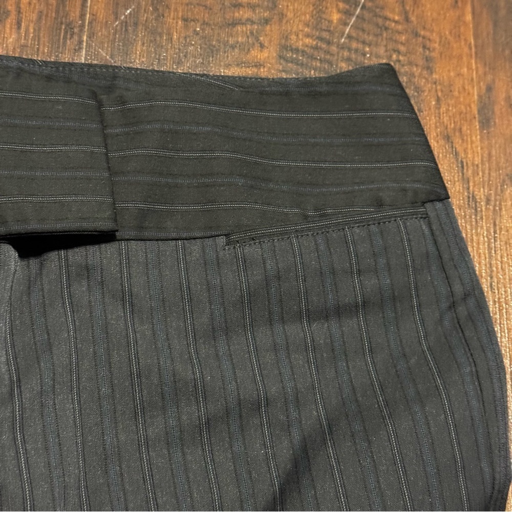 Express Design Studio Editor Black Pinstripe Trou… - image 7